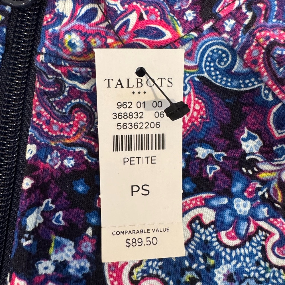 Talbots Multicolor Paisley Jacket - Picture 3 of 4